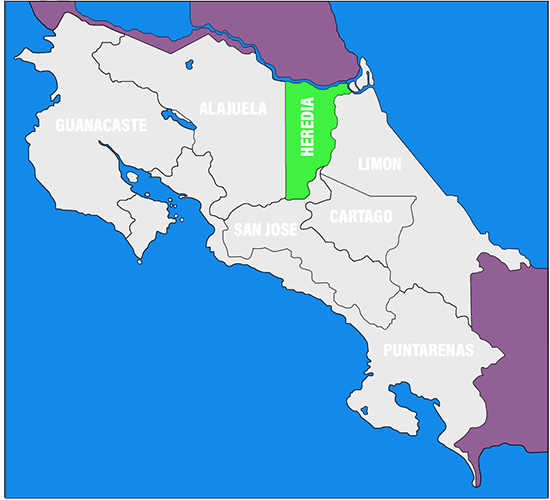 Provincia de Heredia Costa Rica