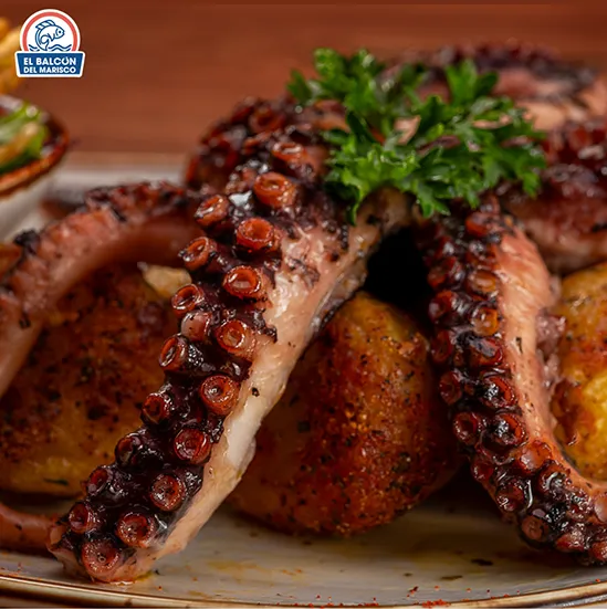 Pulpo al ajillo del Balcon del Marisco