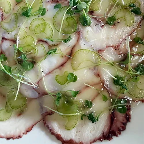 Seafood carpaccio Andiamo La